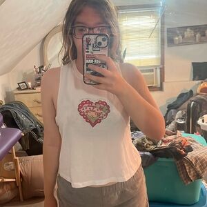 strawberry shortcake ‘strawberries on a summer evening’ racerback